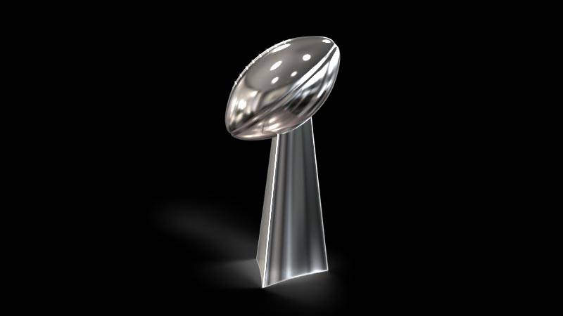 Vince Lombardi Trophy Replica, Super Bowl 51, LI New England Patriots